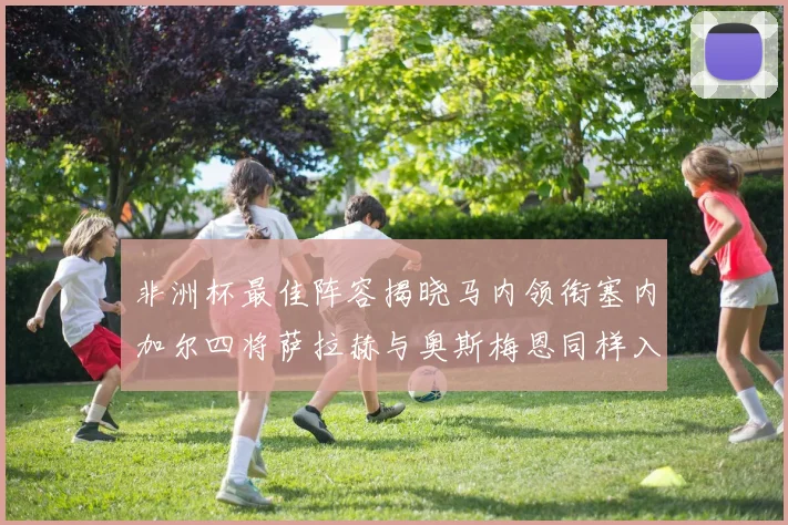 非洲杯最佳阵容揭晓马内领衔塞内加尔四将萨拉赫与奥斯梅恩同样入选